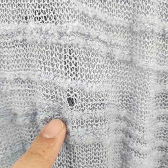 Neesh by DAR Women's Textured Knit Lace Up Button Closure Cardigan Sweater - M/L - Picture 11 of 12